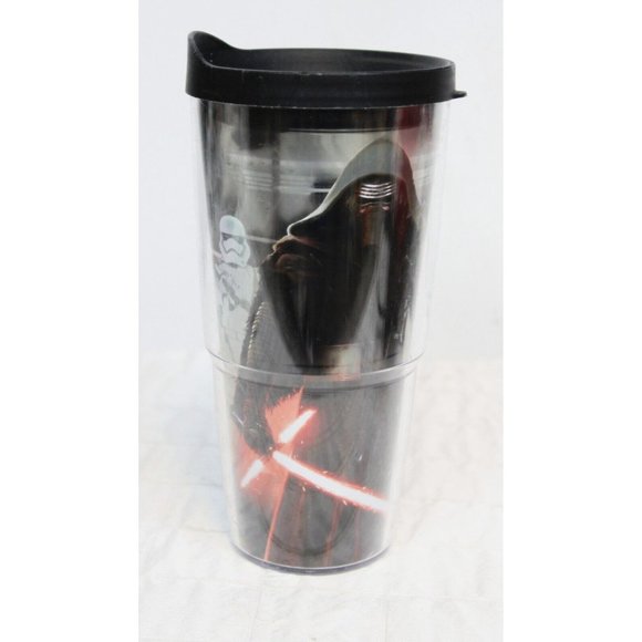 Tervis Tumbler Star Wars Kylo Ren Stormtroopers Travel Lid Cup 24 oz Hot Cold - Picture 2 of 9